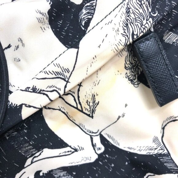 PRADA 2VZ135 Animal total pattern Backpack Bag Backpack - Picture 9 of 14